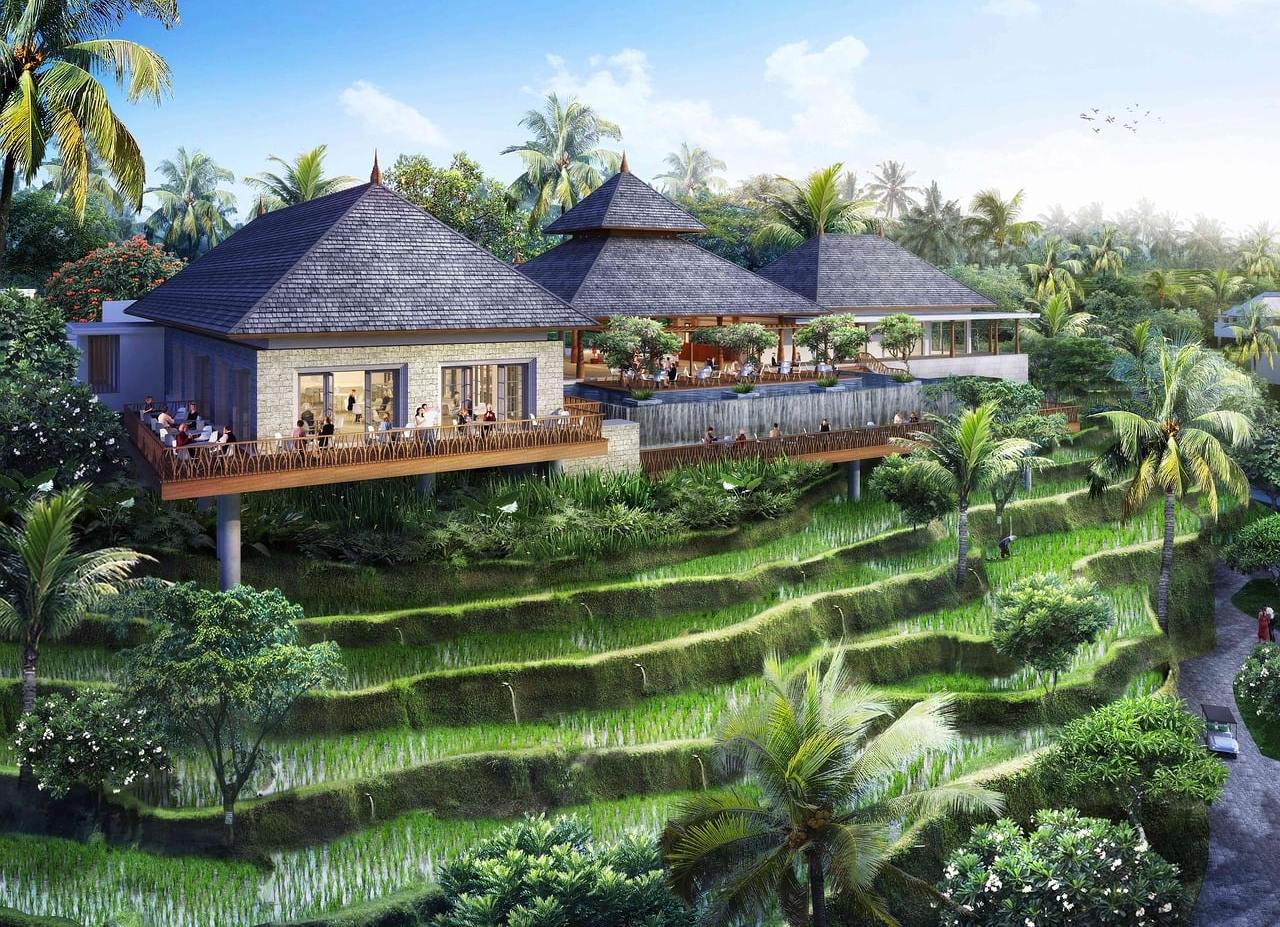 Ubud Villa with rice terrace view | Putubali spa home care 