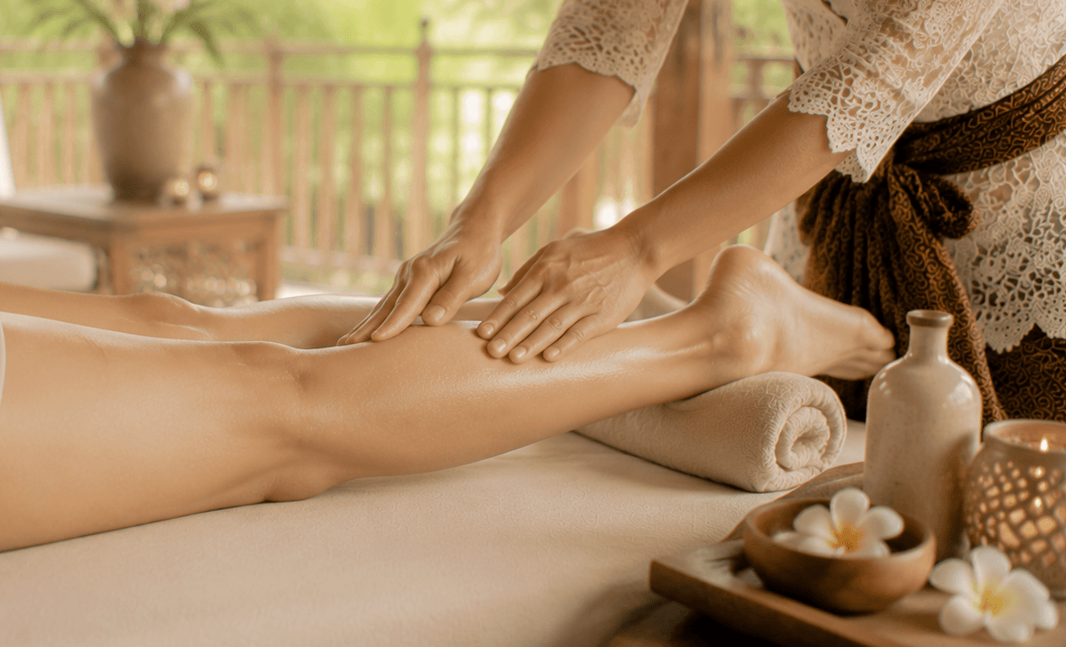 Lymphatic drainage massage in villa bali | putubalispahomecare